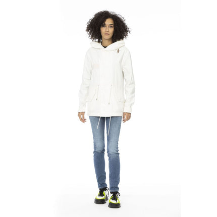 Mr&Mrs Italy White Cotton Women Parka Jacket