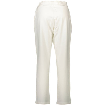 U.S. POLO ASSN. White Cotton Women's Trousers