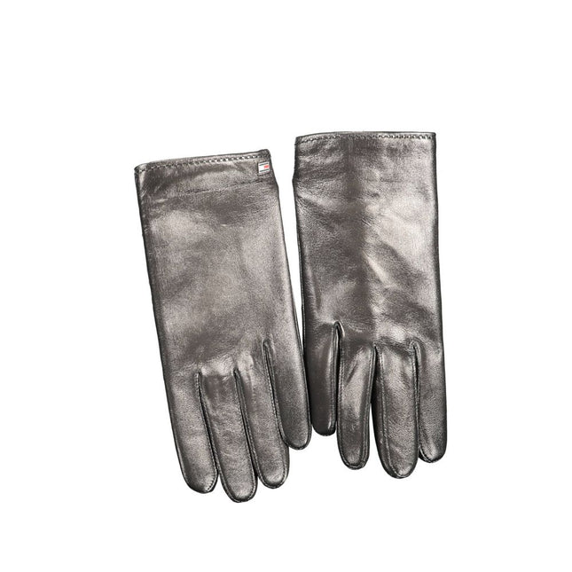 Tommy Hilfiger Black Leather Men's Glove