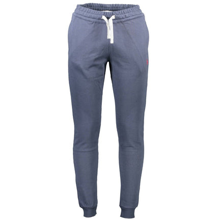 U.S. POLO ASSN. Blue Cotton Men's Trouser