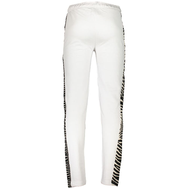 Cavalli Class White Cotton Men's Sweatpant