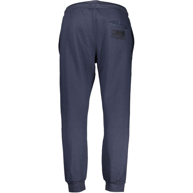 Cavalli Class Blu Polyester Men's Track Pant