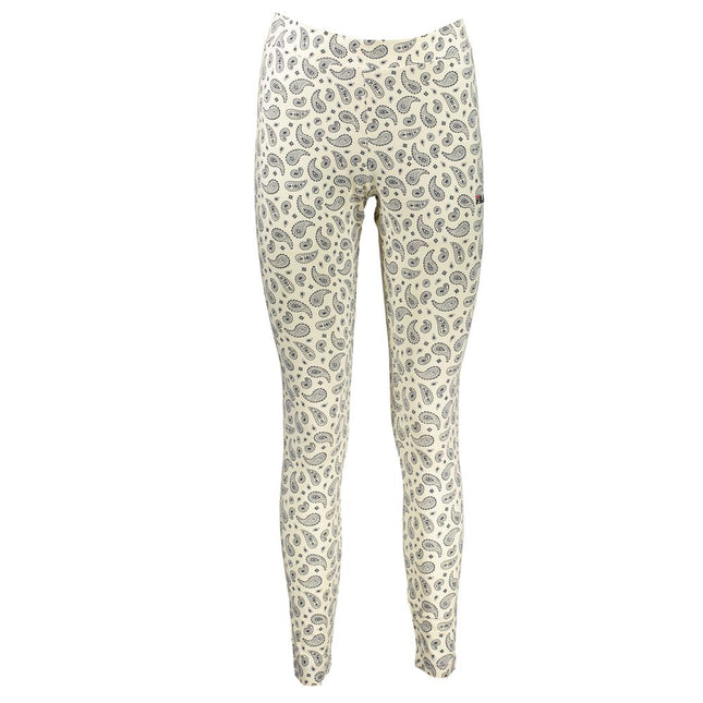 Fila White Cotton Women's Legging