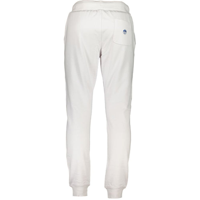 North Sails White Cotton Men's Sport Trouser