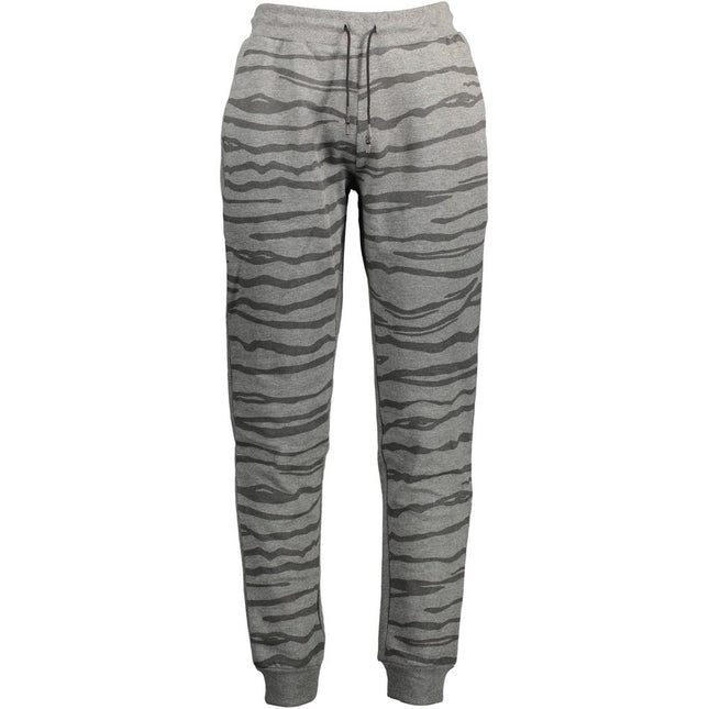 Cavalli Class Grigio Cotton Men's Sports Trouser Cavalli Class