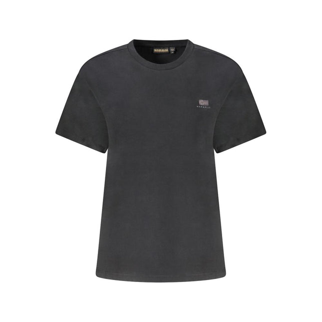 Napapijri Black Cotton Women's T-Shirt