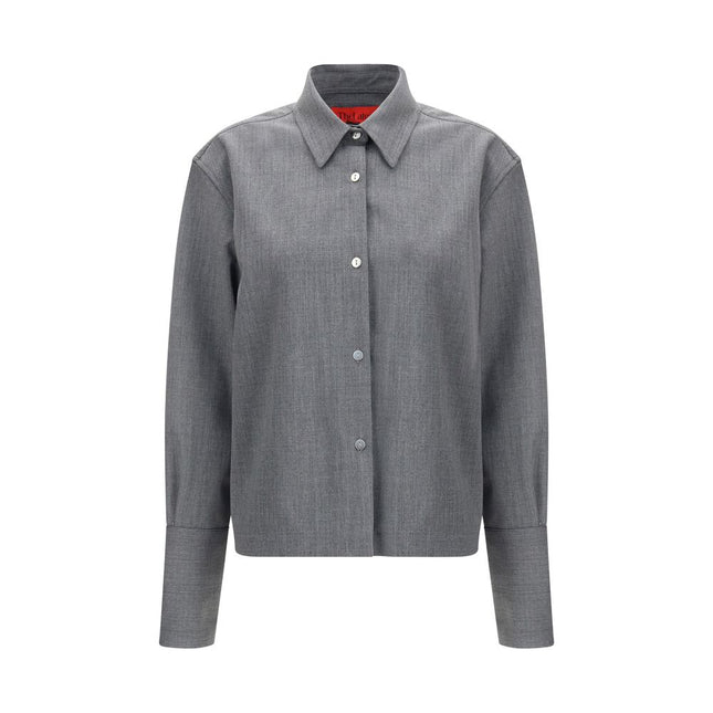The Latest Gray Wool Oves Aries Shirt