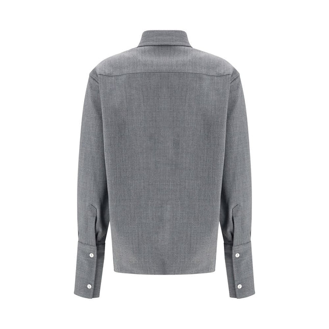 The Latest Gray Wool Oves Aries Shirt