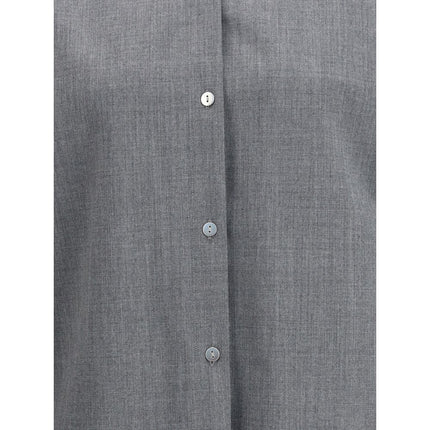 The Latest Gray Wool Oves Aries Shirt