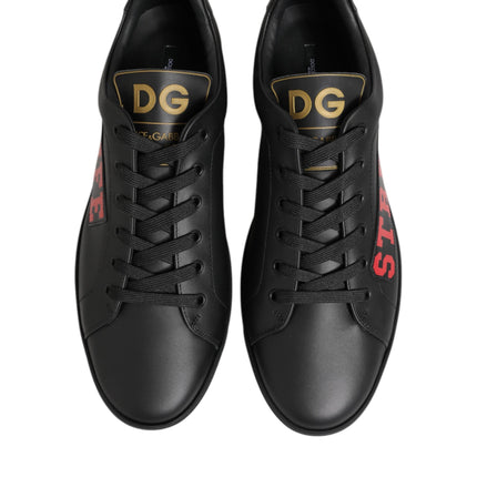 Dolce & Gabbana Black Street Life Low Top Men Sneakers Shoes