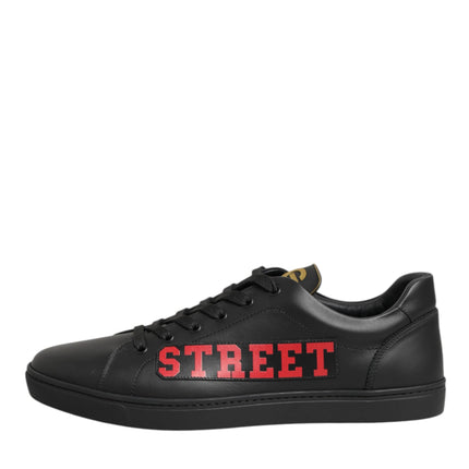 Dolce & Gabbana Black Street Life Low Top Men Sneakers Shoes