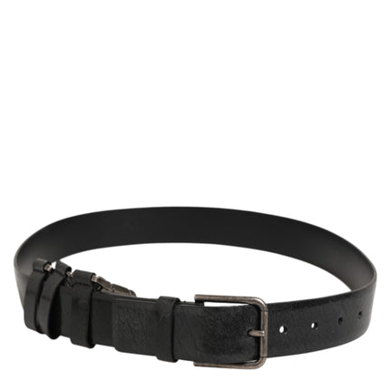 Dolce & Gabbana Black Key Ring Clip Attachments Buckle Belt