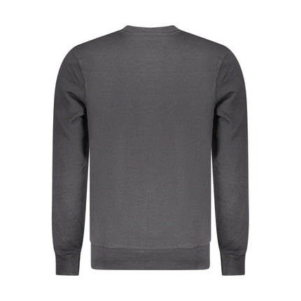 North Sails Black Cotton Men Sweatshirt