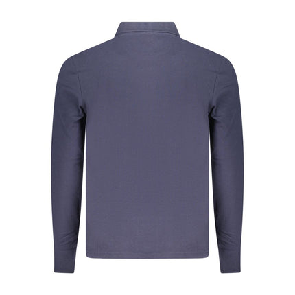 North Sails Blue Cotton Men Polo Shirt