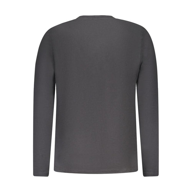 North Sails Black Cotton Men T-Shirt
