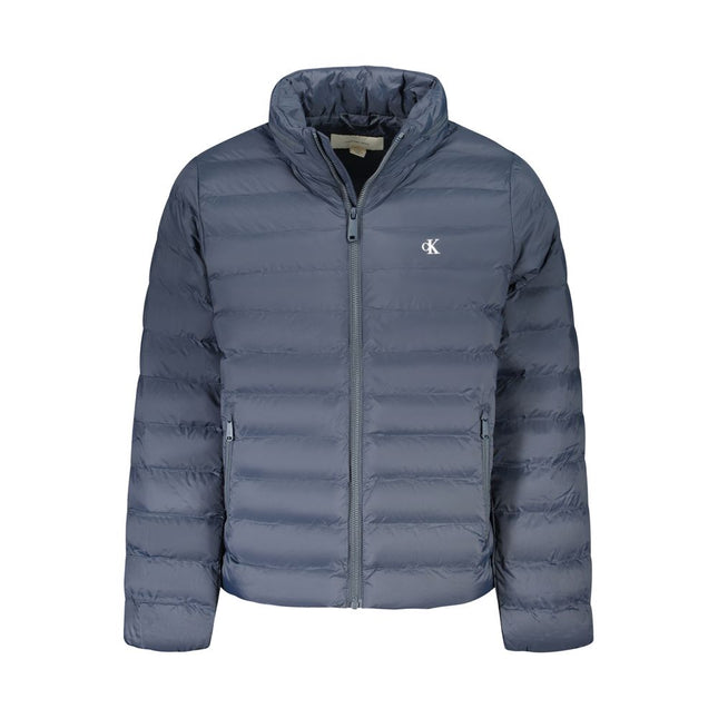 Calvin Klein Blu Poliammide Mens Jacket Calvin Klein