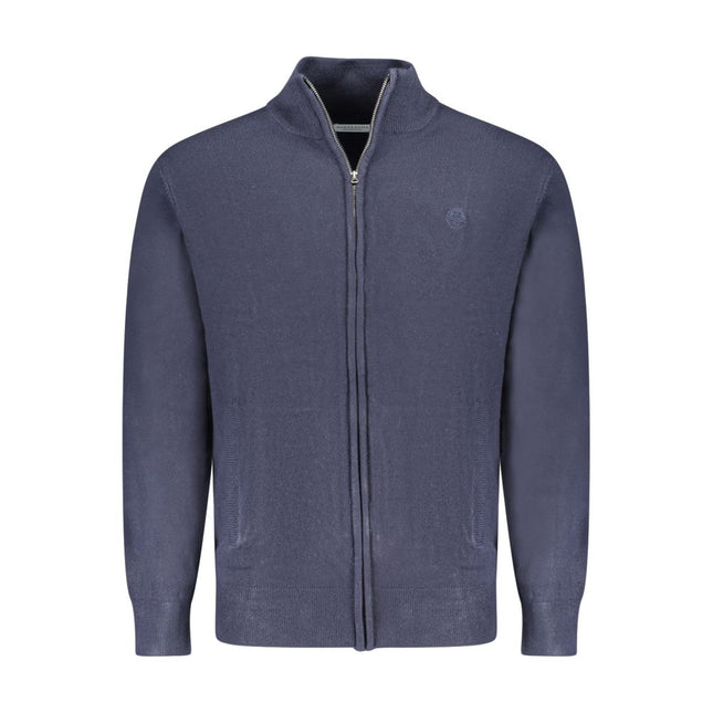 North Sails Blue Acrylic Men Cardigan North Sails