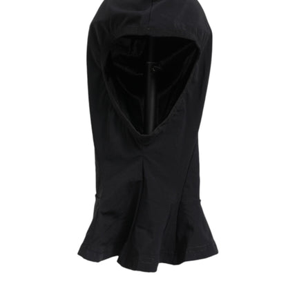 Dolce & Gabbana Black Nylon Elastane Balaclava Hood Face Cover Hat