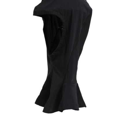 Dolce & Gabbana Black Nylon Elastane Balaclava Hood Face Cover Hat