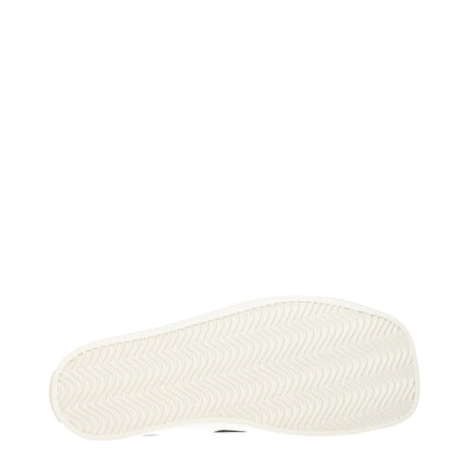 Moschino White Fabric Low Top Sneakers