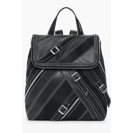 Desigual Black Polyurethane Women Backpack