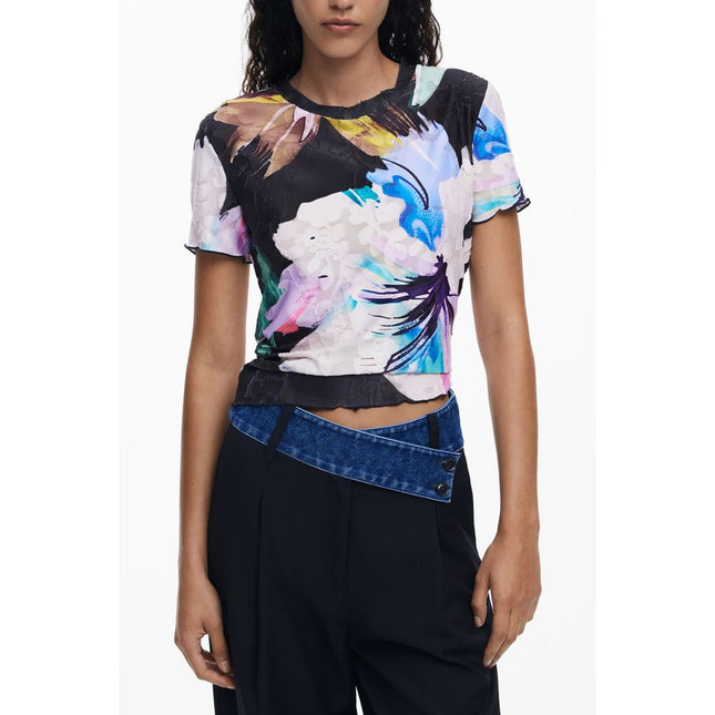 Desigual Black Polyester Women T-Shirt Desigual