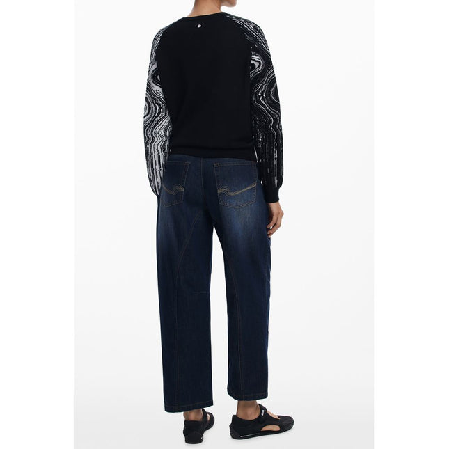 Desigual Black Polyester Women Sweater