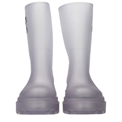 Off-White Transparent Pvc Ankle Boots