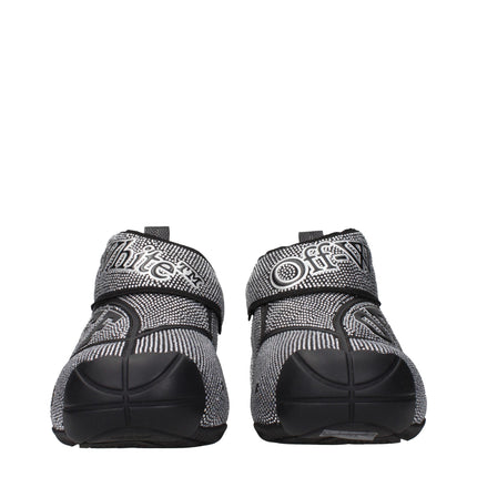 Off-White Black Cotton Sneakers