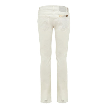 Jacob Cohen Blue Cotton Skinny Jeans