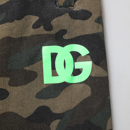 Dolce & Gabbana Multicolor Camouflage Cotton Men Jogger Pants
