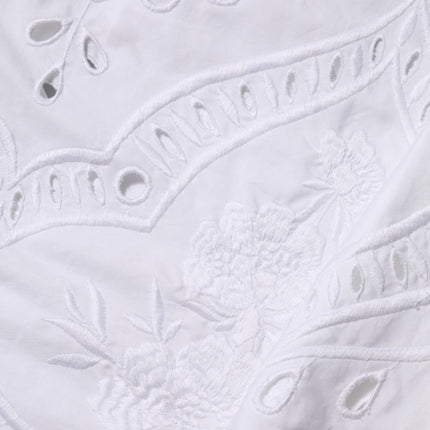 Dolce & Gabbana White Cut Out A-line Sheath Mini Dress
