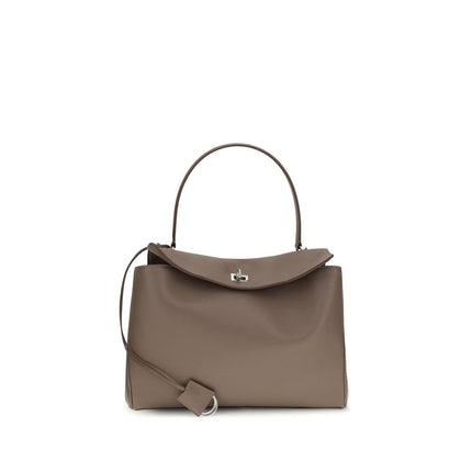 Balenciaga Gray Calf Leather Bos Taurus Shoulder Bag