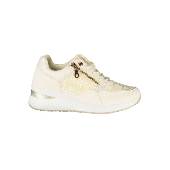 Laura Biagiotti White Polyurethane Women Sneaker Laura Biagiotti