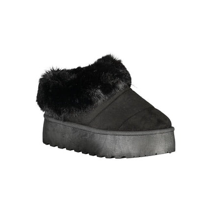 Laura Biagiotti Black Polyester Women Sneaker
