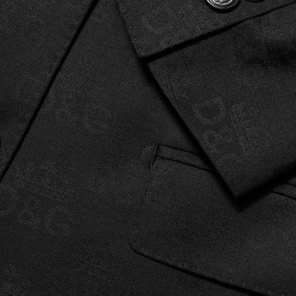 Dolce & Gabbana Black MARTINI 2 Buttons Suit Jacket Blazer