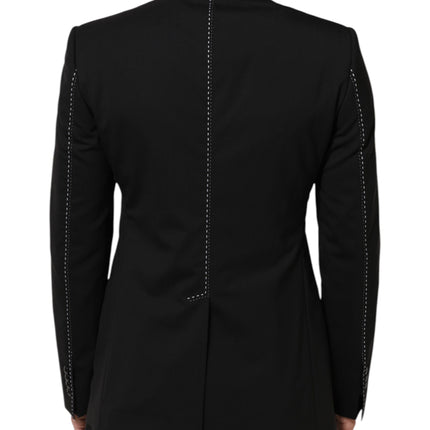 Dolce & Gabbana Black SICILIA 2 Buttons Suit Jacket Blazer