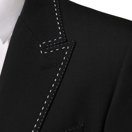 Dolce & Gabbana Black SICILIA 2 Buttons Suit Jacket Blazer