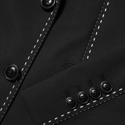 Dolce & Gabbana Black SICILIA 2 Buttons Suit Jacket Blazer