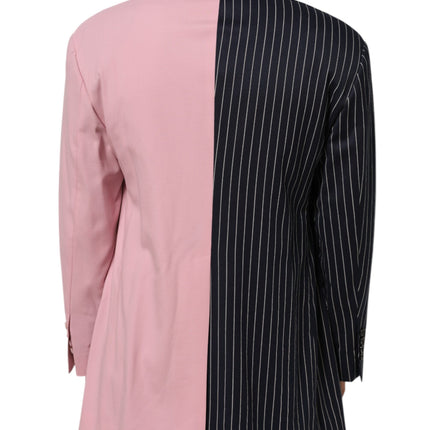 Dolce & Gabbana Multicolor Patchwork Single Breasted Jacket Blazer