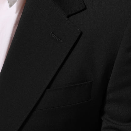 Dolce & Gabbana Black STAFF 2 Buttons Suit Jacket Blazer
