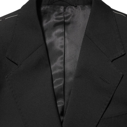 Dolce & Gabbana Black STAFF 2 Buttons Suit Jacket Blazer