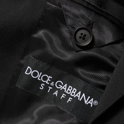 Dolce & Gabbana Black STAFF 2 Buttons Suit Jacket Blazer