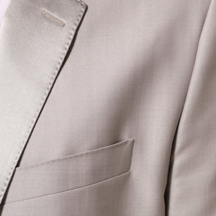 Dolce & Gabbana Light Gray Wool 2 Piece MARTINI Formal Suit