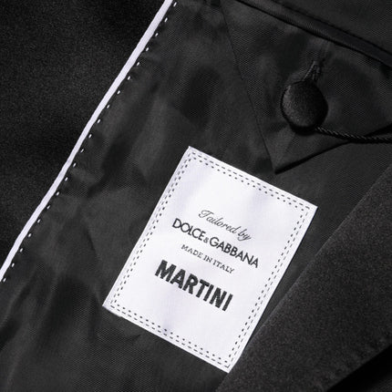 Dolce & Gabbana Black MARTINI Double-Breasted Suit Blazer