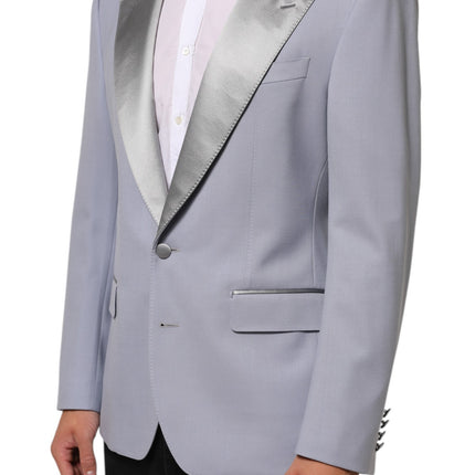 Dolce & Gabbana Gray Wool SICILIA 2 Buttons Men Suit Blazer
