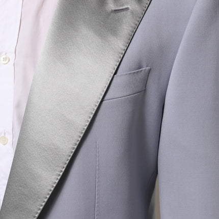 Dolce & Gabbana Gray Wool SICILIA 2 Buttons Men Suit Blazer