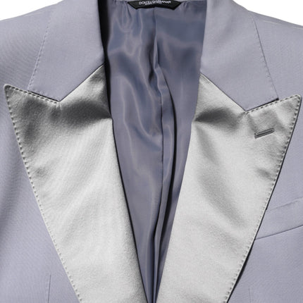Dolce & Gabbana Gray Wool SICILIA 2 Buttons Men Suit Blazer