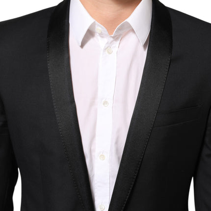 Dolce & Gabbana Black GOLD 1 Button Suit Jacket Men Blazer
