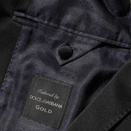 Dolce & Gabbana Black GOLD 1 Button Suit Jacket Men Blazer